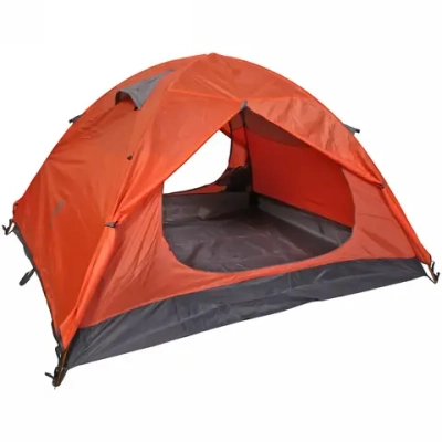 Палатка туристическая Тривор-3 двухслойная, 200*180*110 см алюминиевый каркас, оранжевая