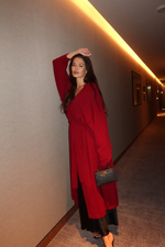 Кардиган в винном цвете