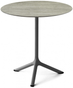 Стол ламинированный обеденный складной Scab Design Tripe Folding, антрацит, состаренный серый дуб