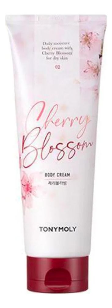 TONYMOLY Крем для тела с экстрактом цветка сакуры - CHERRY BLOSSOM CHOK CHOK BODY CREAM,250мл