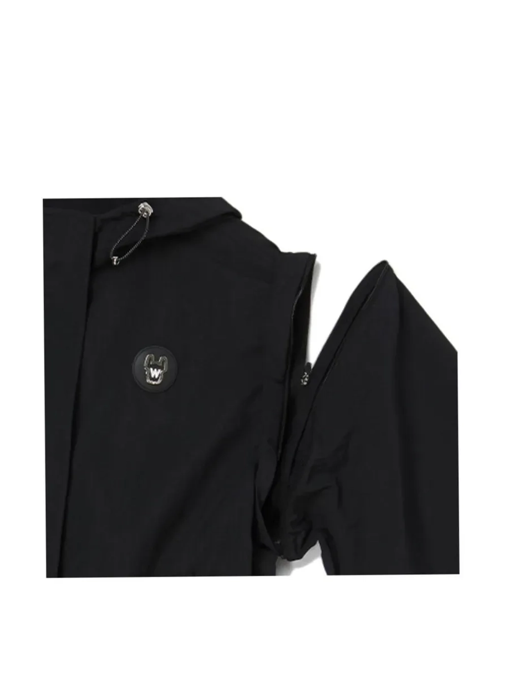 Куртка с капюшоном с отстегивающимися руковами