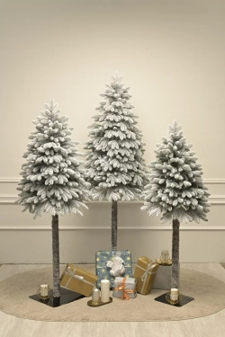 Искусственная елка Валдайская заснеженная 180 см., 100% литая хвоя, ЕлкиТорг (272180)