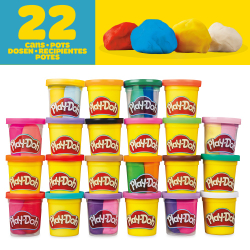 Play-Doh - Пластилин КОЛОРНЫЙ МИКС 22-ПАК Тубы запасные F9820