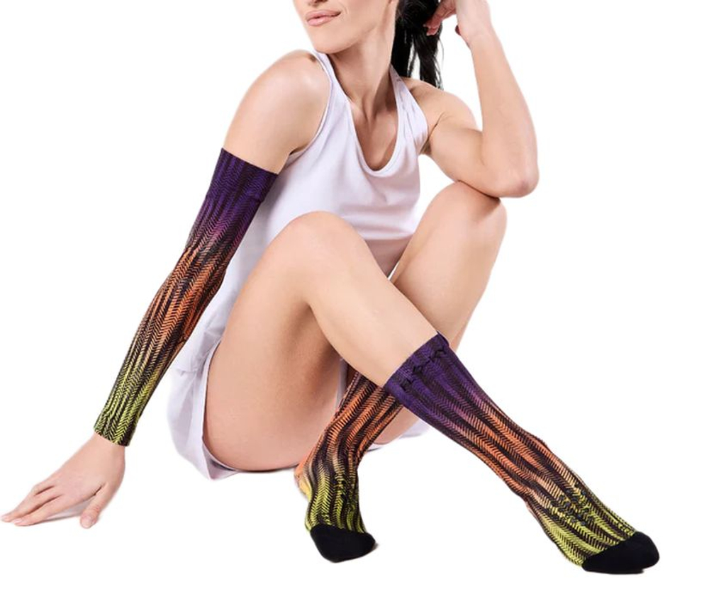 Теннисные носки Floky S-Mash 3D Biomechanical 1P - delhi black/yellow