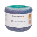 Пряжа "Mohair Dream" 00084 Зеленый/синий/фиолетовый