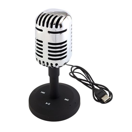 Динамик с беспроводным соединением MICROPHONE в ретро стиле