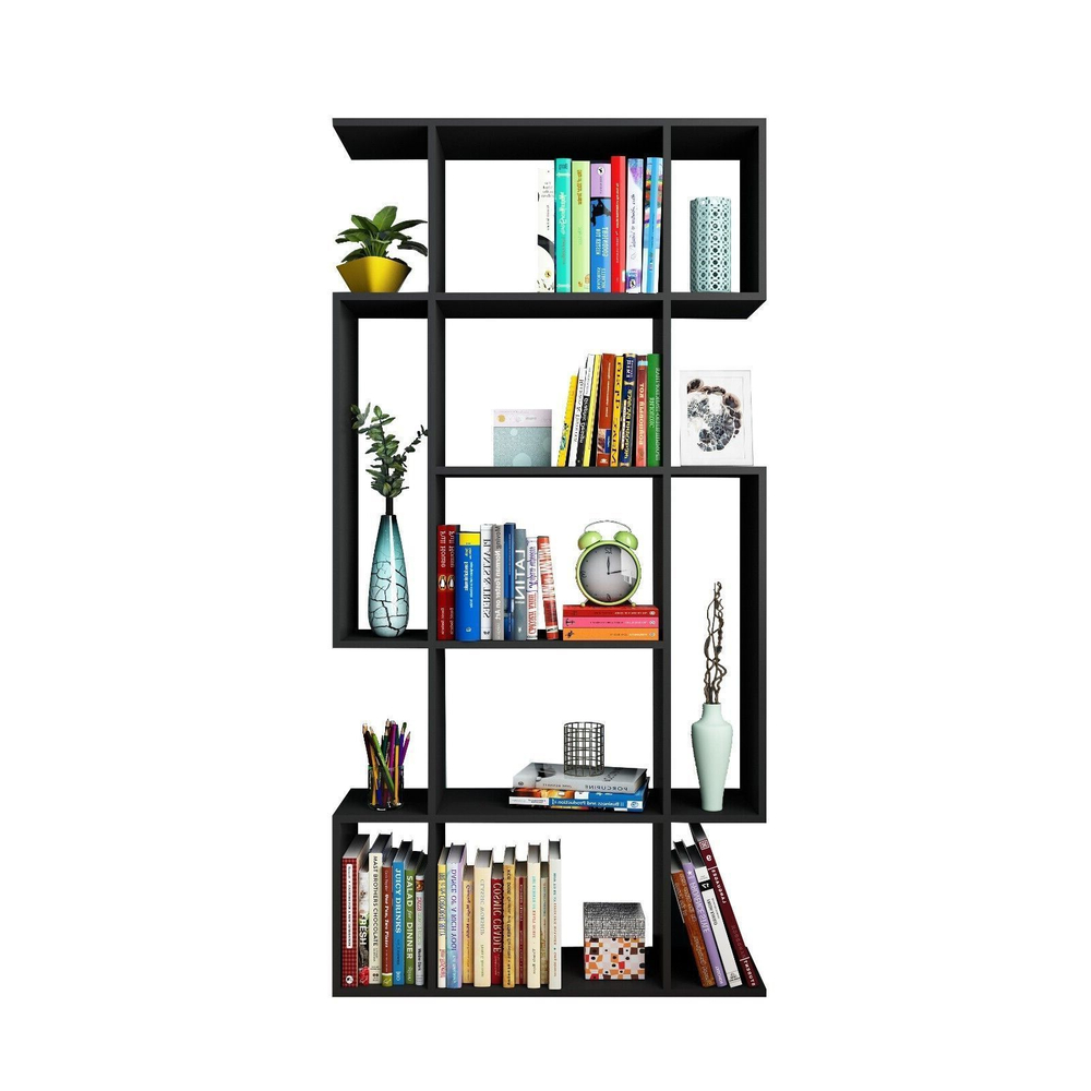 Стеллаж для игрушек и книг 90х24х171 см, серый