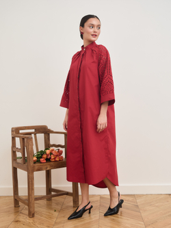 Платье кимоно ажурное