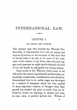 International law | Henry Sumner Maine