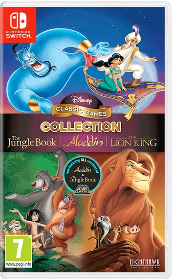 NSW Disney Classic Games: The Jungle Book, Aladdin and The Lion King (Б/У, Английская версия)