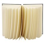 Скетчбук, слоновая кость 140 г/м2 130х210 мм, 80 л., КОЖЗАМ, гребень, BRAUBERG ART CLASSIC, черный, 116475