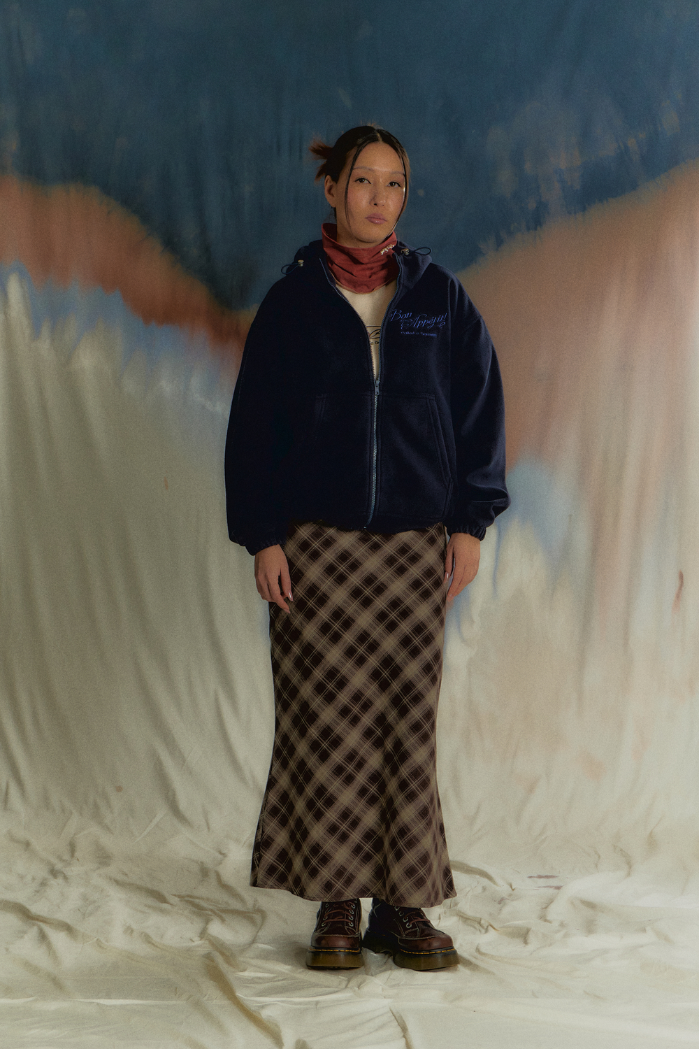 Худи Called a Garment Voyageur St Zip "Navy"