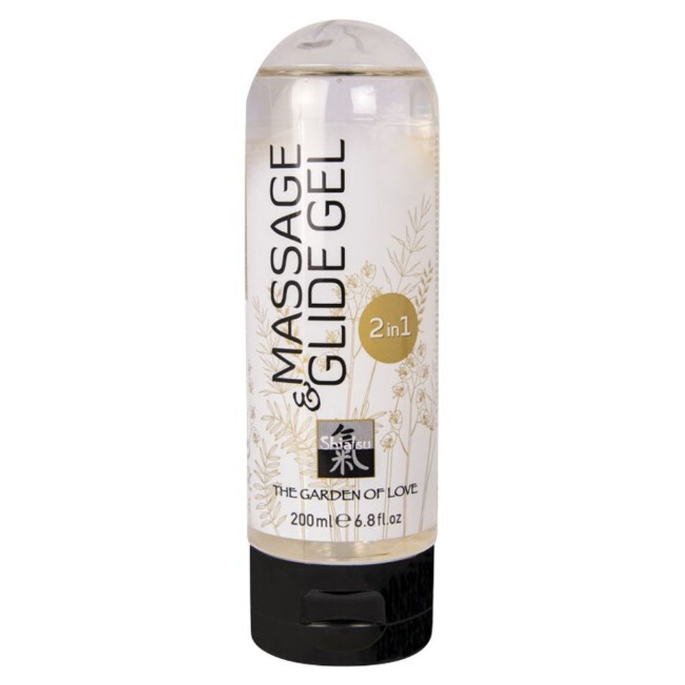 Массажное масло Massage &amp; Glide Gel 200 мл (Цвет: прозрачный)