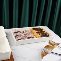 Блюдо прямоугольное 31*20,5 см h4 см 1,2 л   P.L. [3]