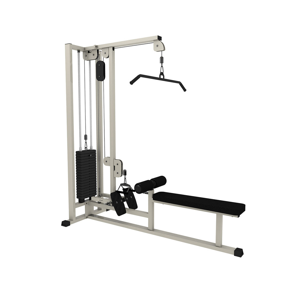 Комбинированная Тяга сверху, к поясу Серый