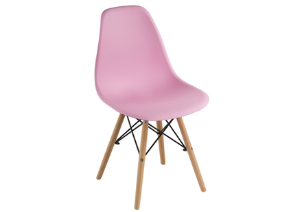 Пластиковый стул Eames PC-015 light pink