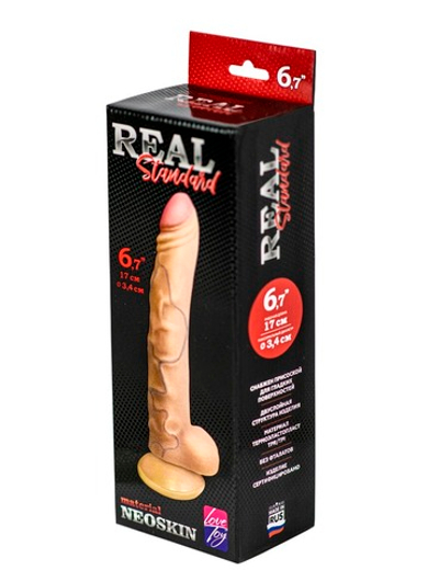 Фаллоимитатор на присоске Real Standard киберкожа 21,5 см