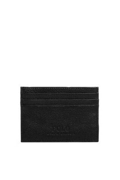 Кожаные кардхолдеры POLO RALPH LAUREN - черный(405913722)