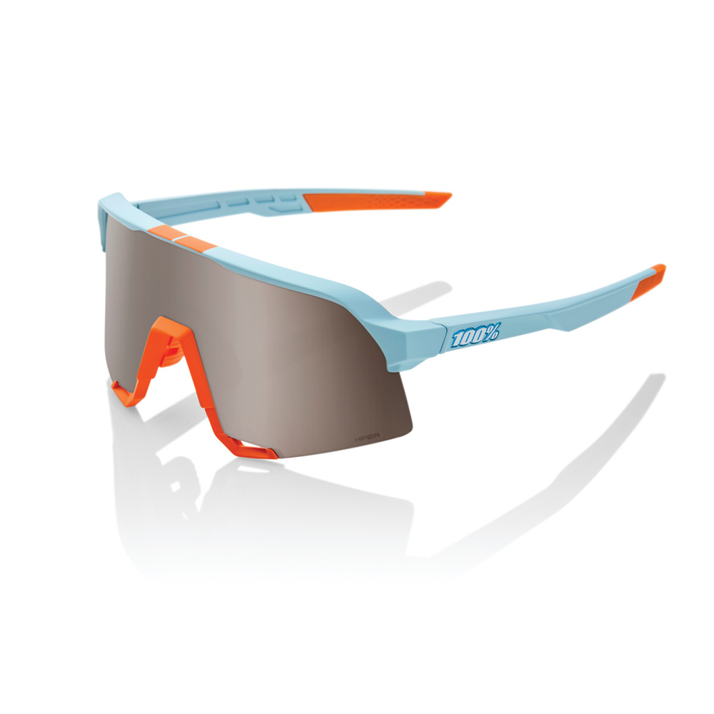 Спортивные очки 100% S3 / Soft Tact Two Tone / HiPER Silver Mirror Lens