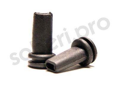 Кабельный ввод резиновый длина 25 мм для корпуса РЭА