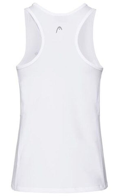 Футболка для девочки теннисная Head Club Tank Top - white