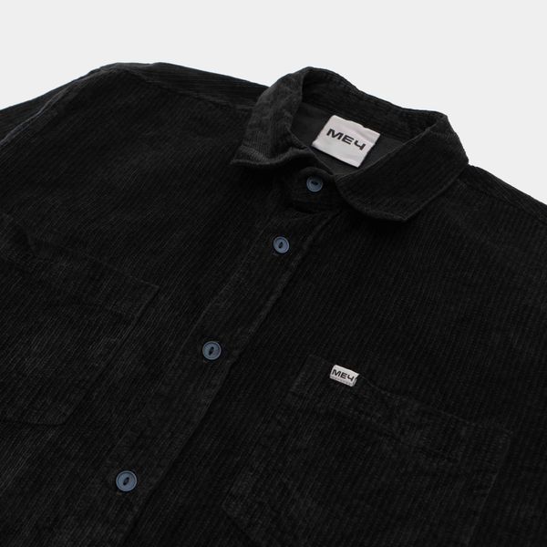 Рубашка SS24 Velvet Dyed черная - фото 2