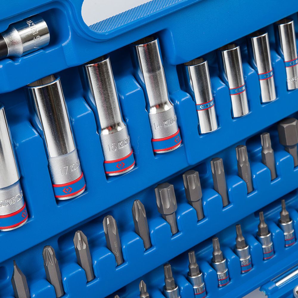 KING TONY (7511MR) Набор инструментов универсальный, 110 предметов