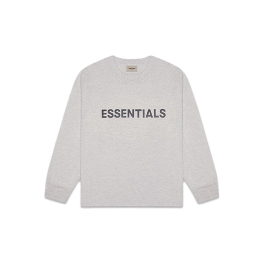 Худи Fear of God Essentials Long Sleeve Tee Dark Heather Oatmeal, 0125250500230260