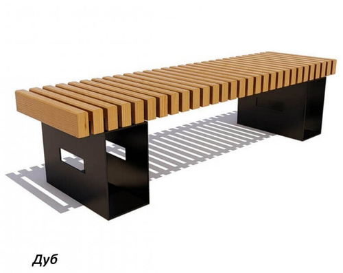 Скамейка уличная Сосновый бор, Лиственница