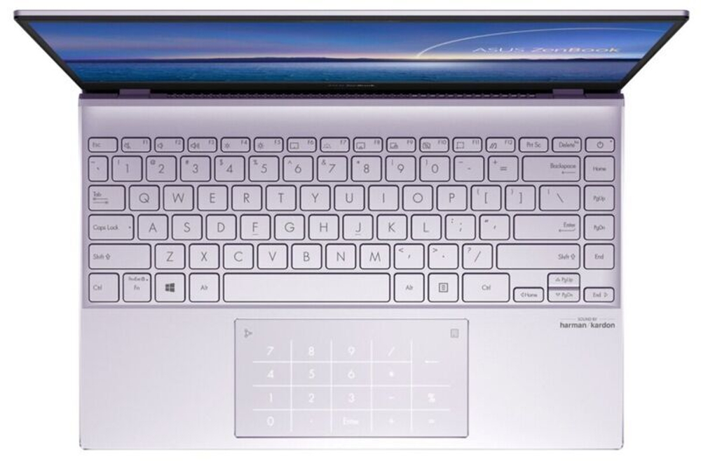 Ноутбук ASUS Zenbook UX325EA i5-1135G7 16Gb SSD 512Gb Intel Iris Xe Graphics 13,3 FHD OLED Cam 67Вт*ч No OS Сиреневый UX325EA-KG763 90NB0SL2-M00ED0