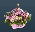 Коробочка розовая