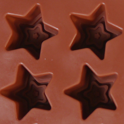 Молд для шоколада Звездное небо 20*10 см, 15 ячеек