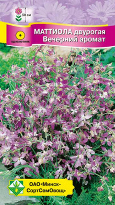 Маттиола двурогая "Вечерний аромат" 0,5г, Германия.