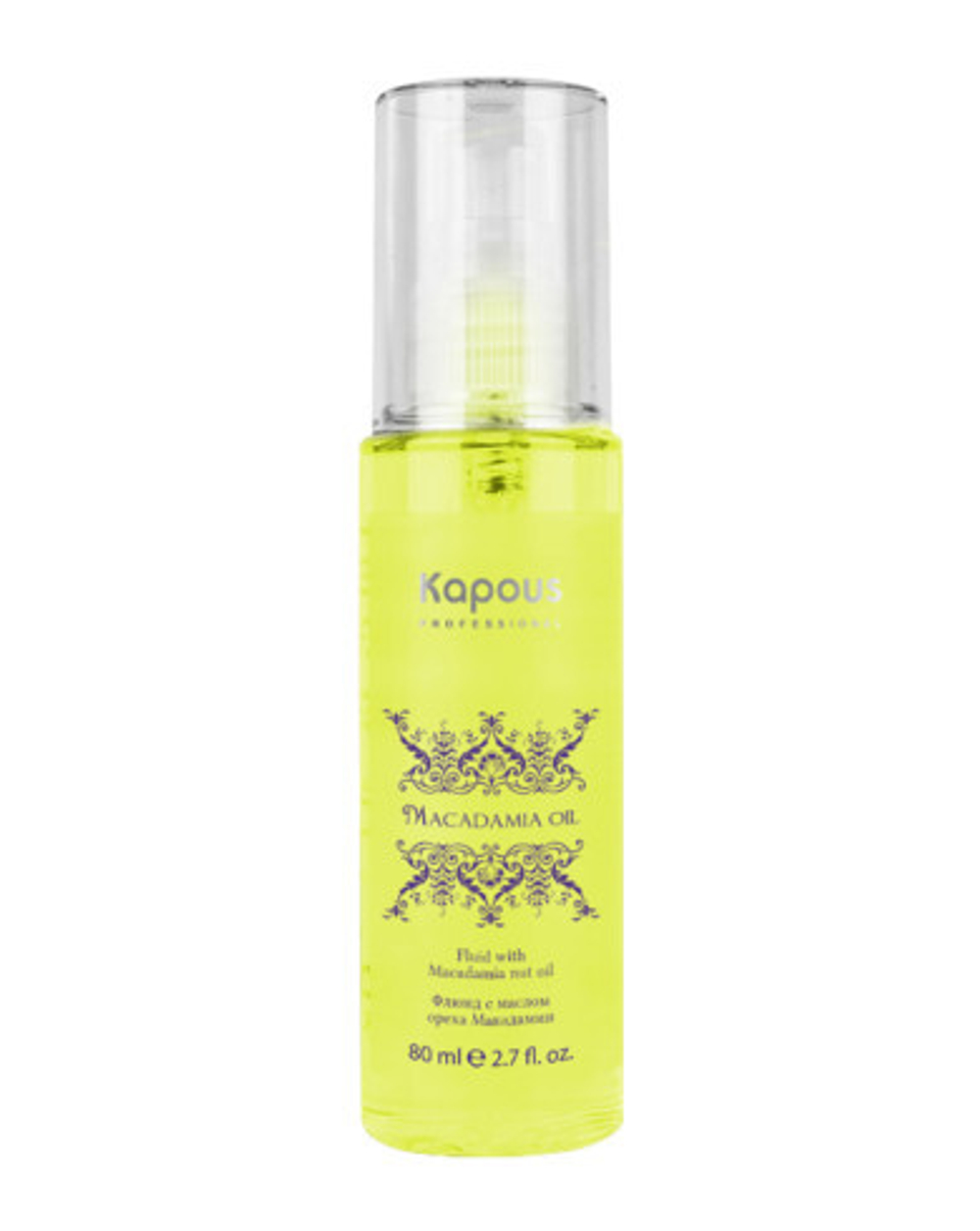 Kapous Professional Macadamia Oil Флюид для волос, с маслом ореха макадамии, 80 мл