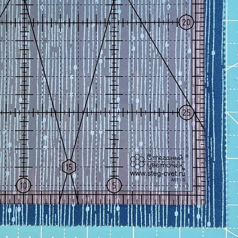 Линейка для пэчворка в см, 15х30см (арт. A07)