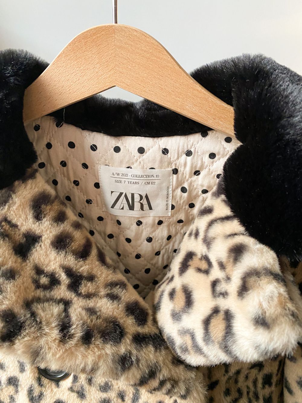 Меховое полупальто Zara, 122