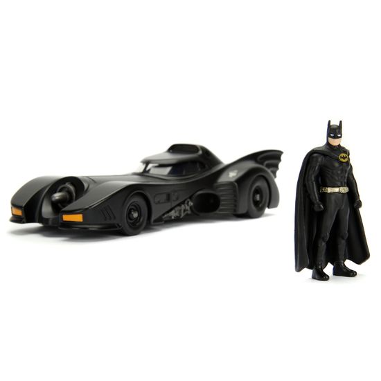 Набор Jada Toys Машинка с Фигуркой Batmobile 2.75" 1:24 1989 Batmobile W/Batman Figure 98224 98260