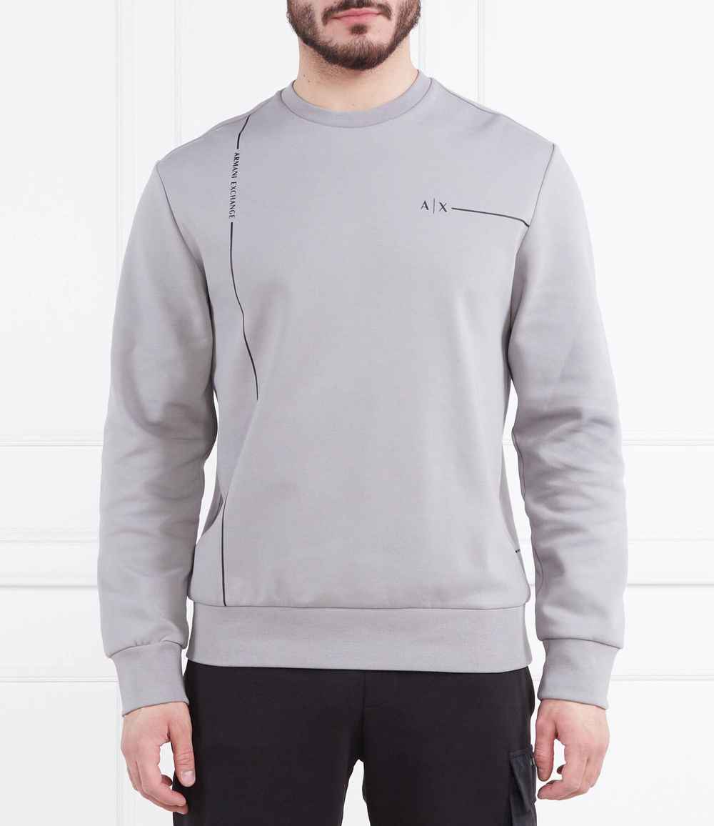 Худи Armani Exchange - серый(3RZMBC ZJCAZ)