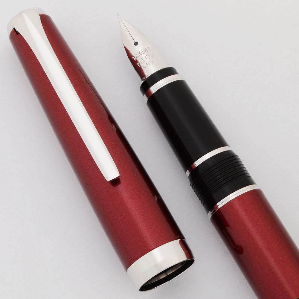 Перьевая ручка Pilot Falcon Metal Red красная с пером EF (FE-25SR-R-SFE) 6