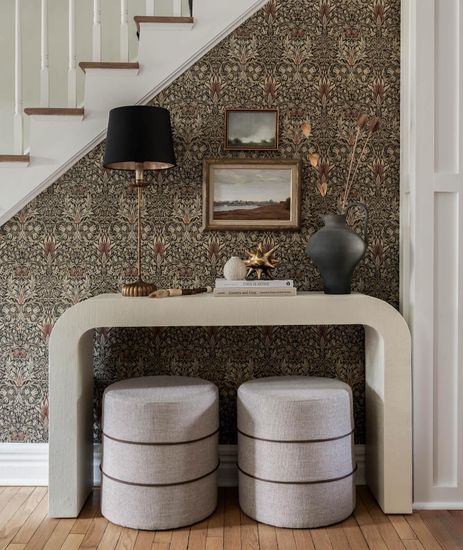 Настольная лампа “Грант” с черным абажуром