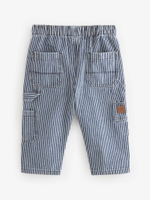 Джинсы карго для мальчика Next B73-577, Синий, Белый