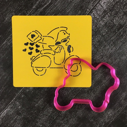 Ежик №2 на мотоцикле