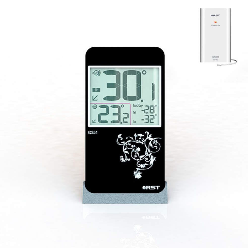 Цифровой термометр с радиодатчиком Q251. (RST02251)