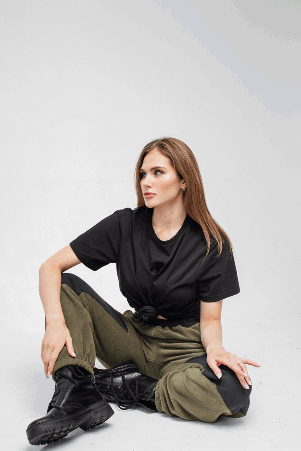 Флисовый костюм женский комби