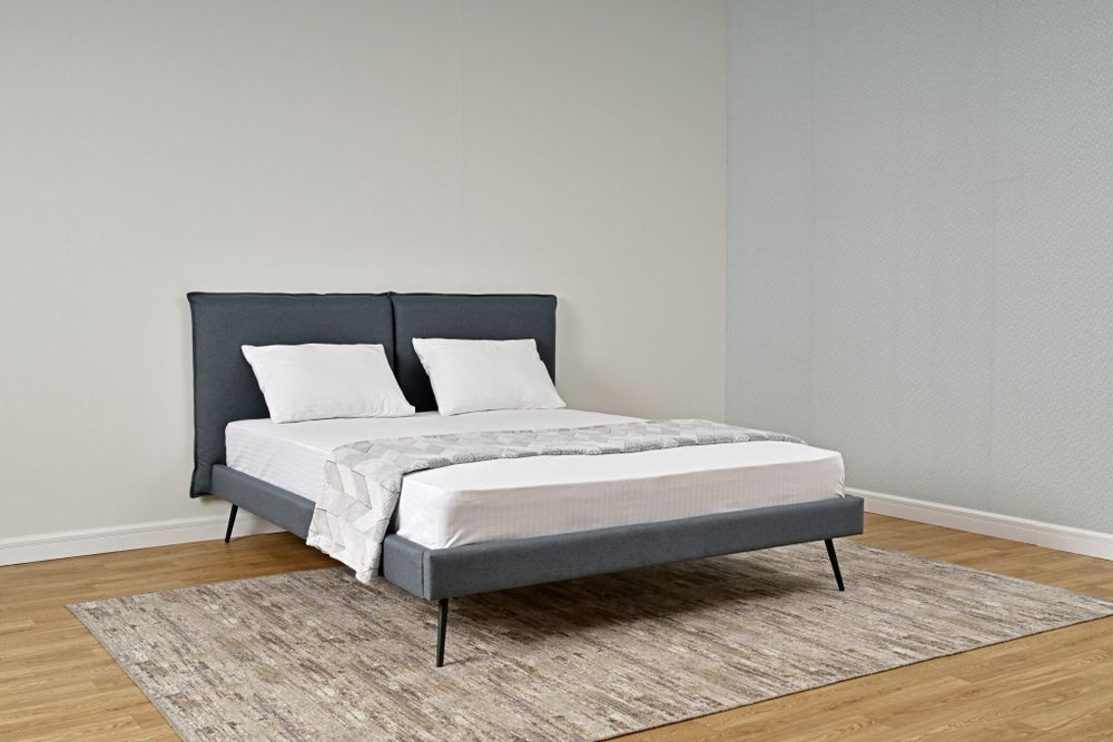 Кровать Сильвия 1,6 (Лагуна Пепел), ДСВ-Мебель