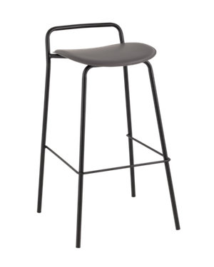 Стул барный Mantis экокожа темно-серый