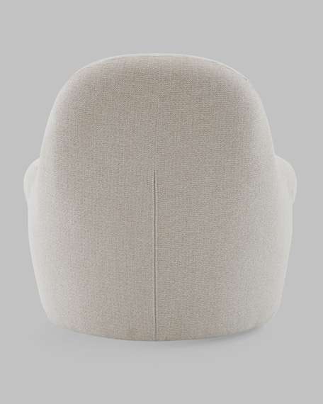 Лаунж-кресло Wait, светло-серый шенилл