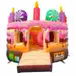 Коммерческий надувной батут "Торт" без крыши 3,5*3,5*3 м