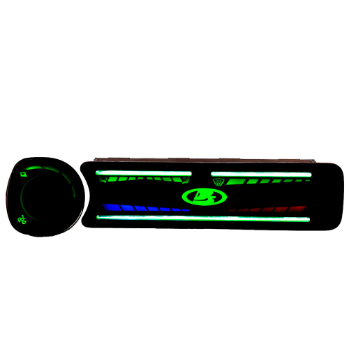 Ручки управления блоком отопителя с  рычажками для ваз 2113 2114 2115 с зеленой подсветкой