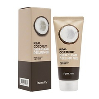 Гель отшелушивающий с экстрактом кокоса FarmStay Real Coconut Deep Clear Peeling Gel 100мл